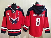 Capitals 8 Alexander Ovechkin Red All Stitched Pullover Hoodie,baseball caps,new era cap wholesale,wholesale hats